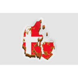 Denmark Map Sticker - DecalsHouse