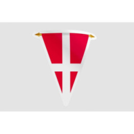 Denmark Pennant Flag Style 9 Sticker - DecalsHouse