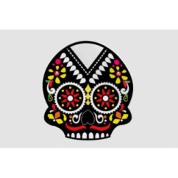 Día de los Muertos Sugar Skull Stickers – Calavera (2-Pack)