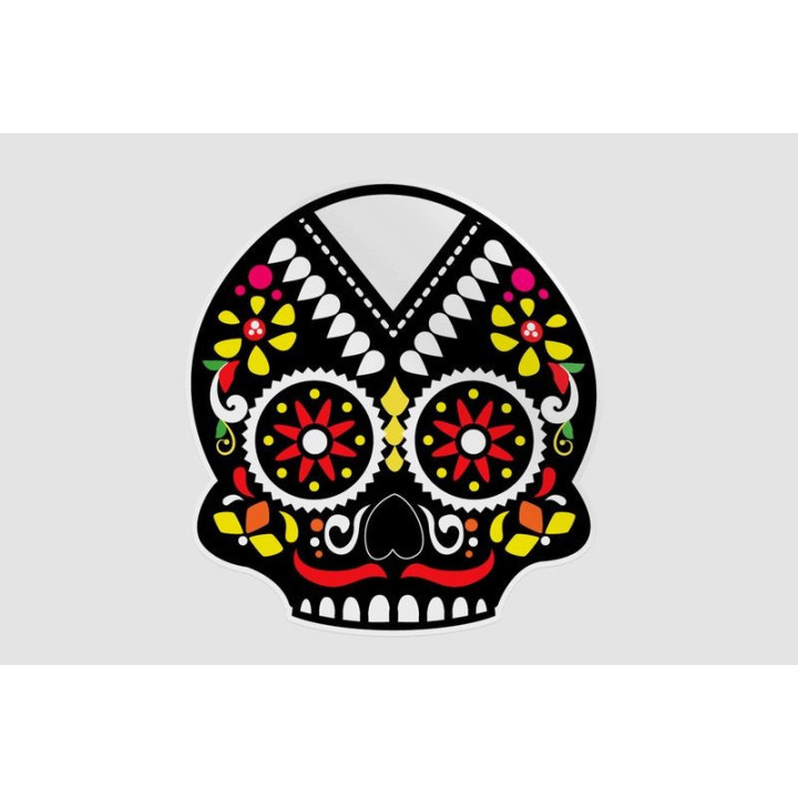 Día de los Muertos Sugar Skull Stickers – Calavera (2-Pack)