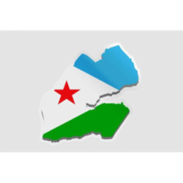 Djibouti Map Sticker - DecalsHouse