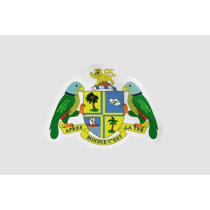 Dominica Emblem Sticker - DecalsHouse
