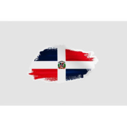 Dominican Flag Brush - DecalsHouse