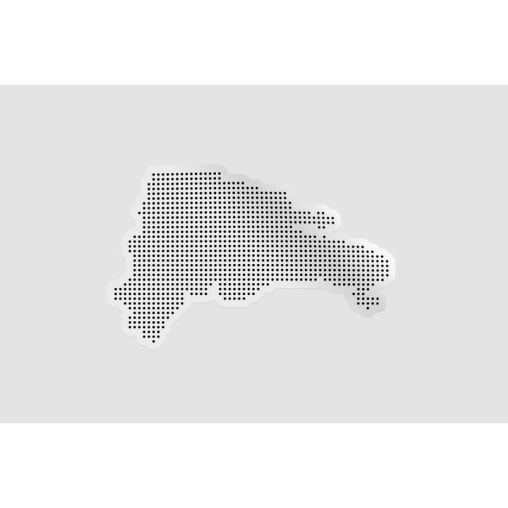 Dominican Map Dot - DecalsHouse