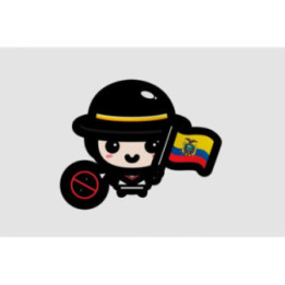 Ecuador Boy Flag Virus - DecalsHouse