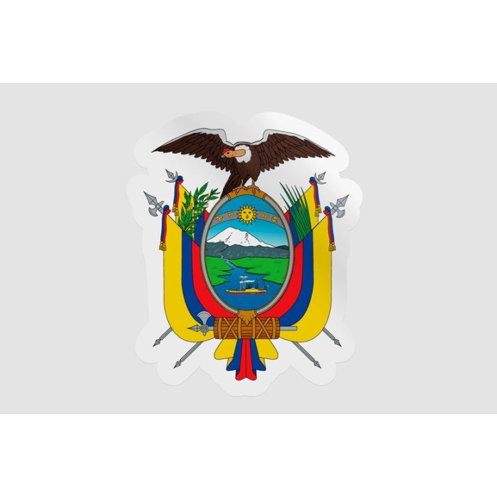 Ecuador Emblem Style 2 - DecalsHouse