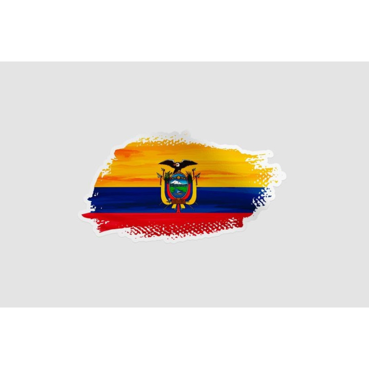 Ecuador Flag Brush - DecalsHouse