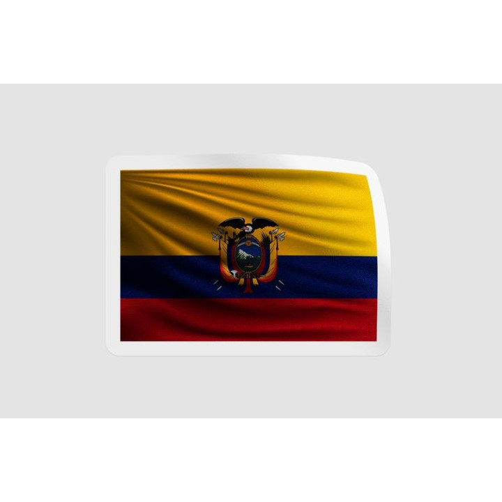 Ecuador Flag Style 2 - DecalsHouse