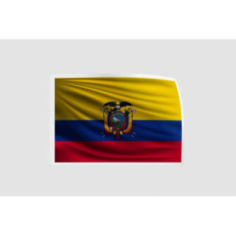 Ecuador Flag Style 5 - DecalsHouse