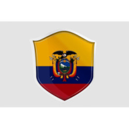Ecuador Flag Style 7 - DecalsHouse