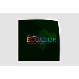 Ecuador Topography Style 2 - DecalsHouse