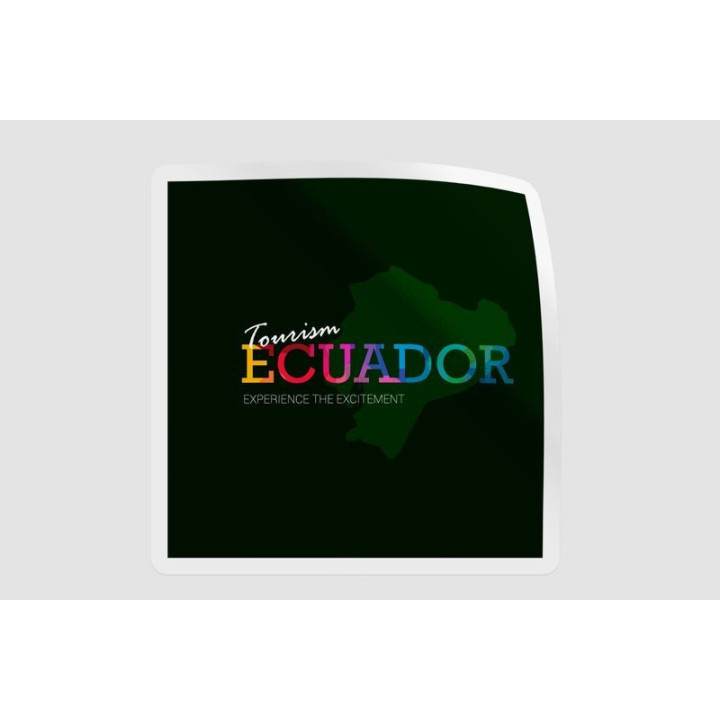 Ecuador Topography Style 2 - DecalsHouse