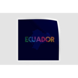 Ecuador Topography Style 4 - DecalsHouse