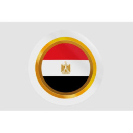 Egypt Flag Badge Style 13 - DecalsHouse