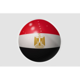 Egypt Flag Ball - DecalsHouse