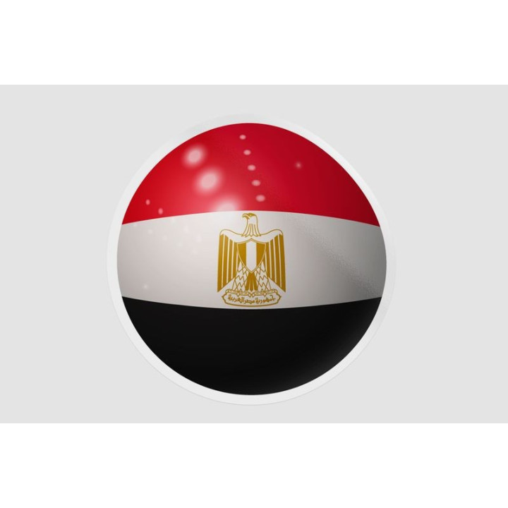 Egypt Flag Ball - DecalsHouse