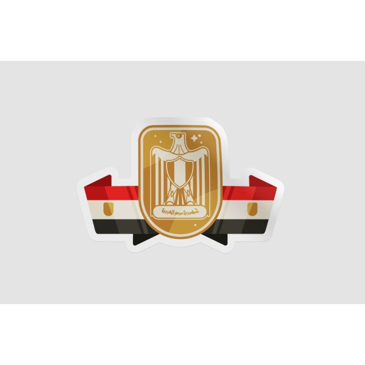 Egypt Flag Elegant Style 3 - DecalsHouse