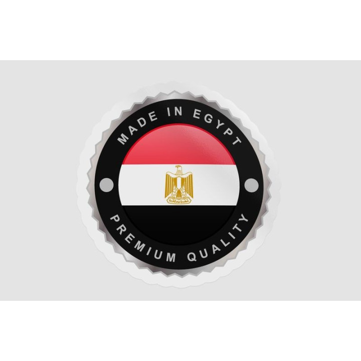 Egypt Flag Emblem Badge Style 2 - DecalsHouse
