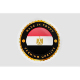 Egypt Flag Emblem Badge Style 4 - DecalsHouse