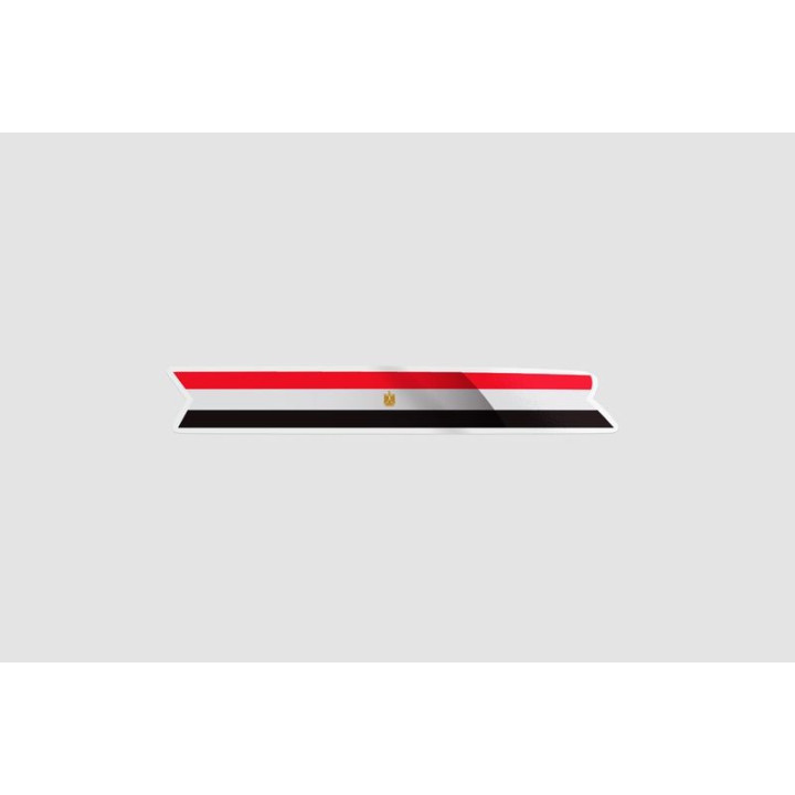 Egypt Flag Flat Style 2 - DecalsHouse