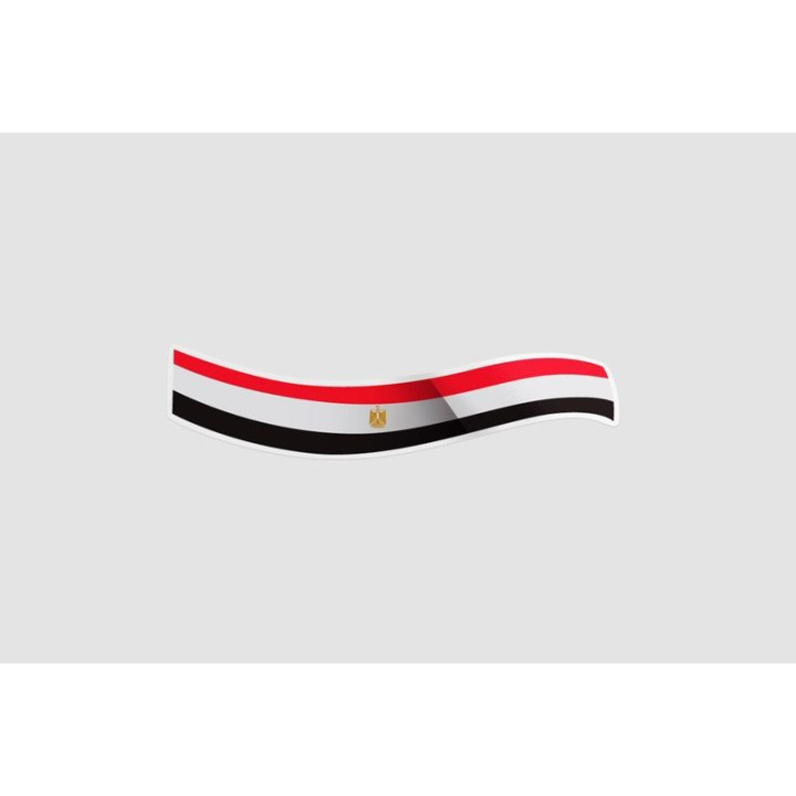 Egypt Flag Flat - DecalsHouse