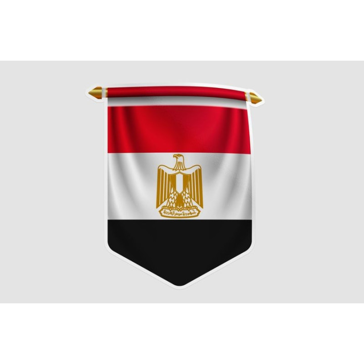 Egypt Flag Pennant - DecalsHouse
