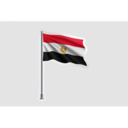 Egypt Flag Pole - DecalsHouse