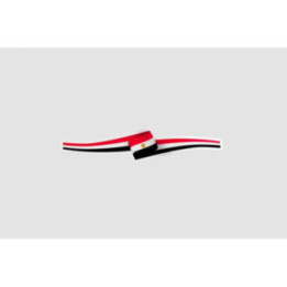 Egypt Flag Ribbon Style 7 - DecalsHouse