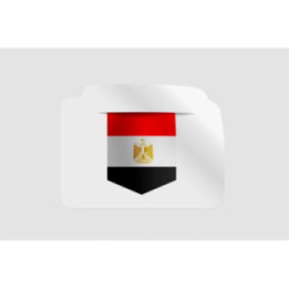 Egypt Flag Style 18 - DecalsHouse