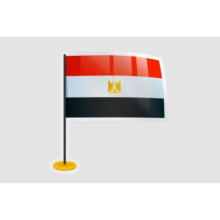 Egypt Flag Style 4 - DecalsHouse
