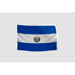 El Salvador Flag Hanging - DecalsHouse
