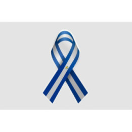 El Salvador Flag Ribbon - DecalsHouse