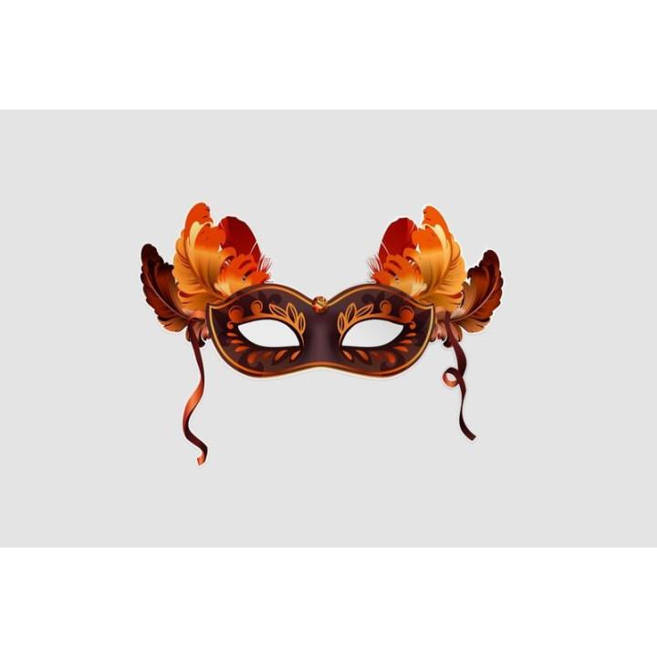 Carnival Masquerade Mask Stickers – Venice Decals (2-Pack)