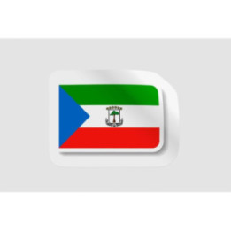 Equatorial Guinea Flag Style 2 - DecalsHouse