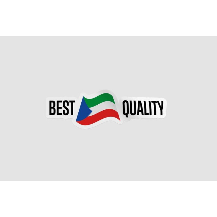 Equatorial Guinea Quality Label Style 3 - DecalsHouse