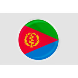 Eritrea Flag Badge - DecalsHouse