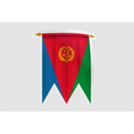 Eritrea Flag Pennant Style 10 - DecalsHouse