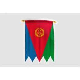 Eritrea Flag Pennant Style 2 - DecalsHouse