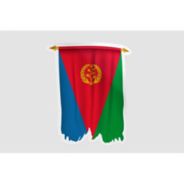 Eritrea Flag Pennant Style 3 - DecalsHouse