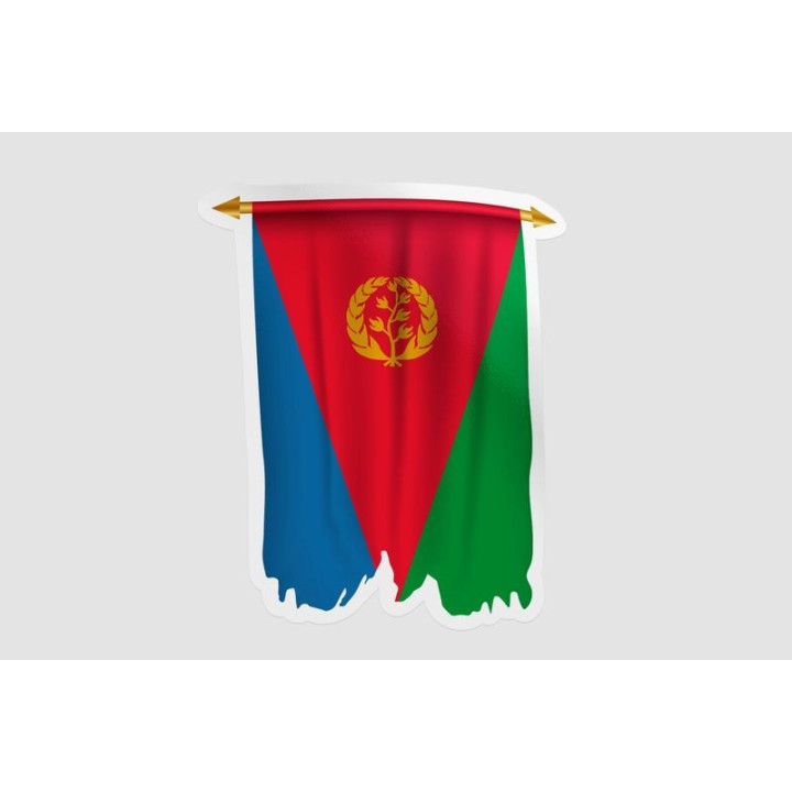 Eritrea Flag Pennant Style 3 - DecalsHouse