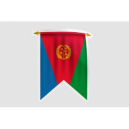 Eritrea Flag Pennant Style 8 - DecalsHouse