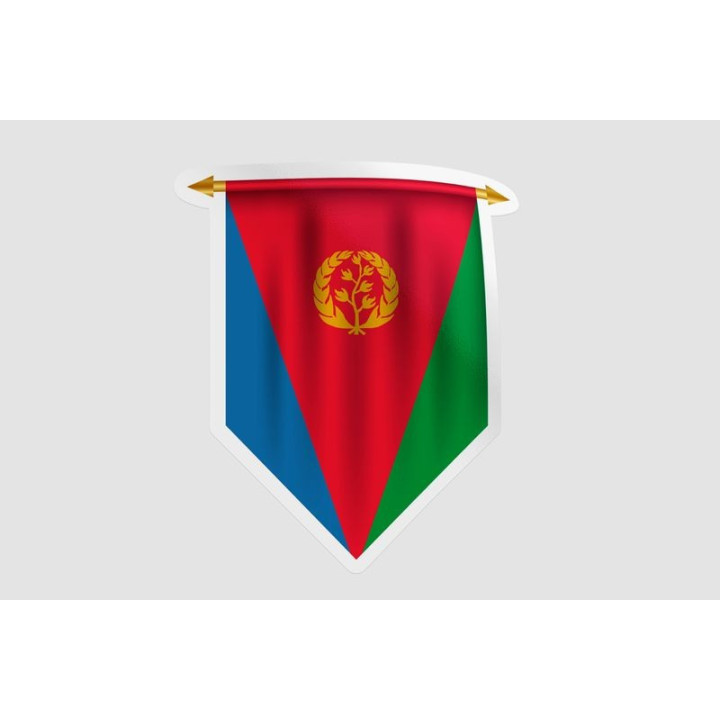 Eritrea Flag Pennant Style 9 - DecalsHouse