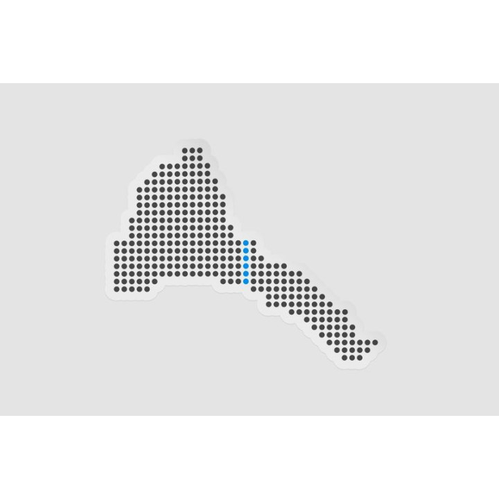 Eritrea Map Dot - DecalsHouse