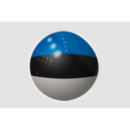 Estonia Flag Ball - DecalsHouse