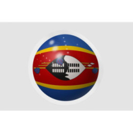 Eswatini Flag Ball - DecalsHouse