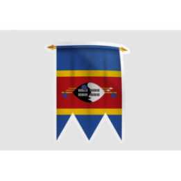 Eswatini Flag Pennant Style 9 - DecalsHouse
