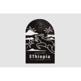 Ethiopia Coffee Label - DecalsHouse