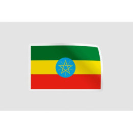 Ethiopia Flag Style 4 - DecalsHouse