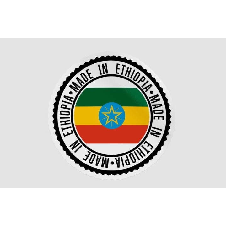 Ethiopia Quality Label Style 2 - DecalsHouse