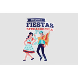Fiestas Patrias De Chile Sticker - DecalsHouse